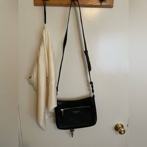 Kate Spade Black Crossbody Bag with Gold Accents
